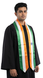 India Graduation Stole - India Flag Sash