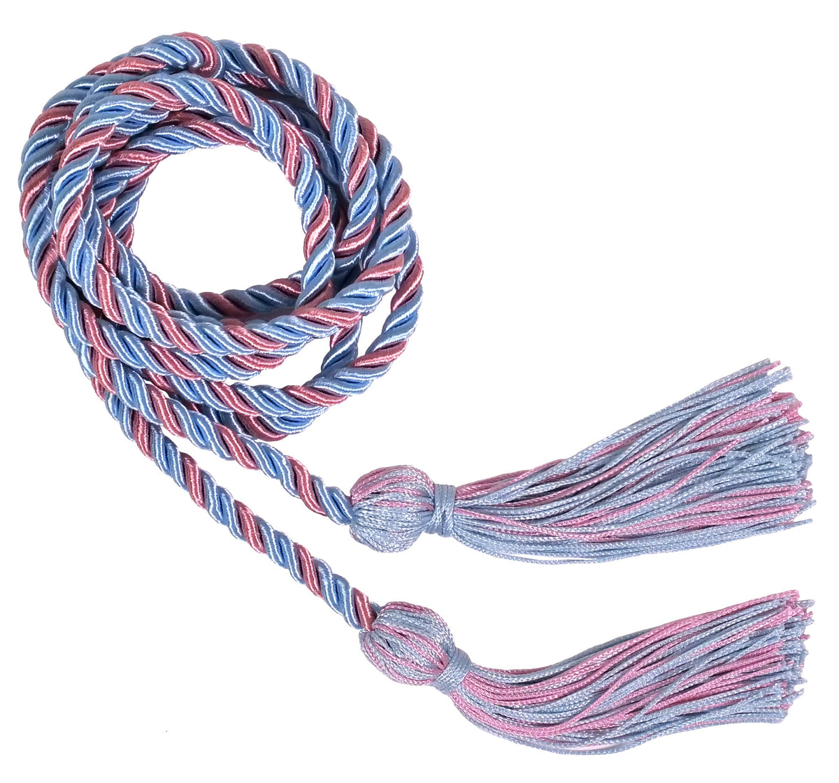 Light Blue and Pink Two Color Graduation Honor Cord – Stoles.com