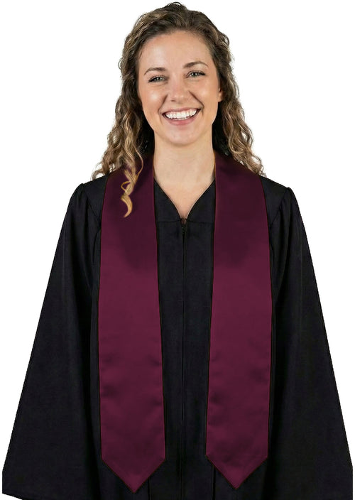 Maroon University & College Graduation Stole