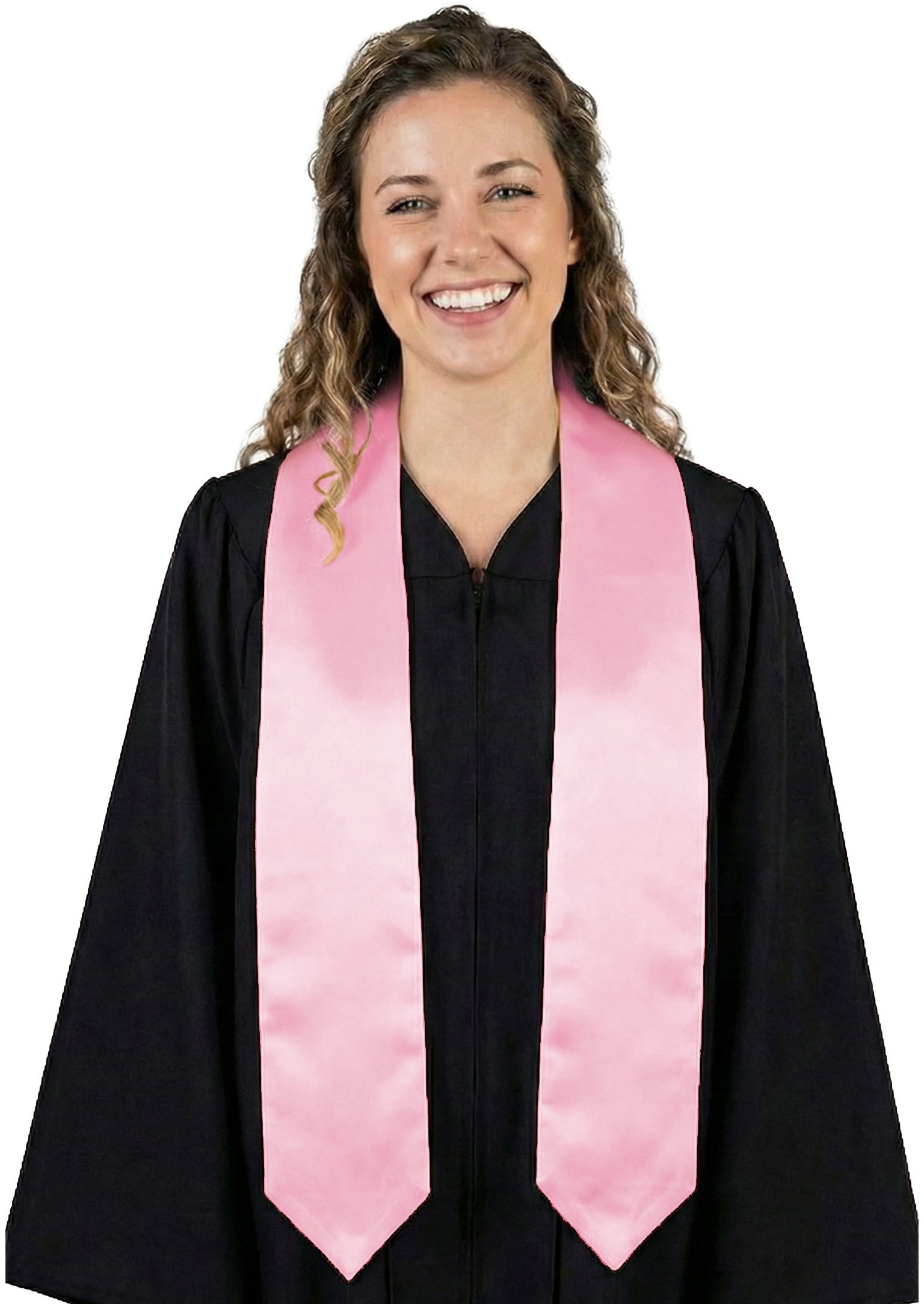 Pink High School Graduation Stole - Stoles.com