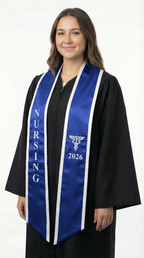 2026 Nursing Graduation Stole with Trim