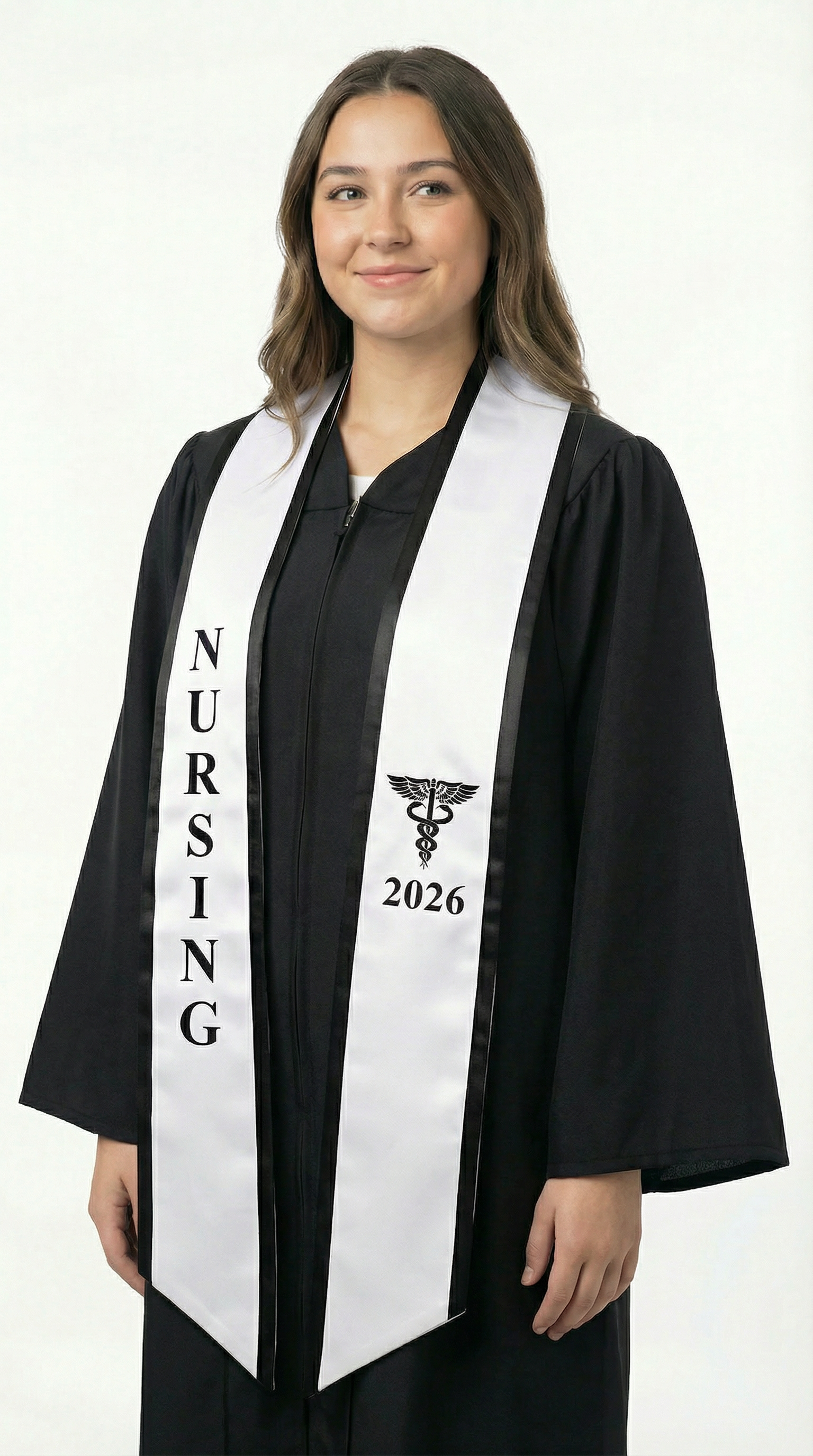 2026 Nursing Graduation Stole with Trim