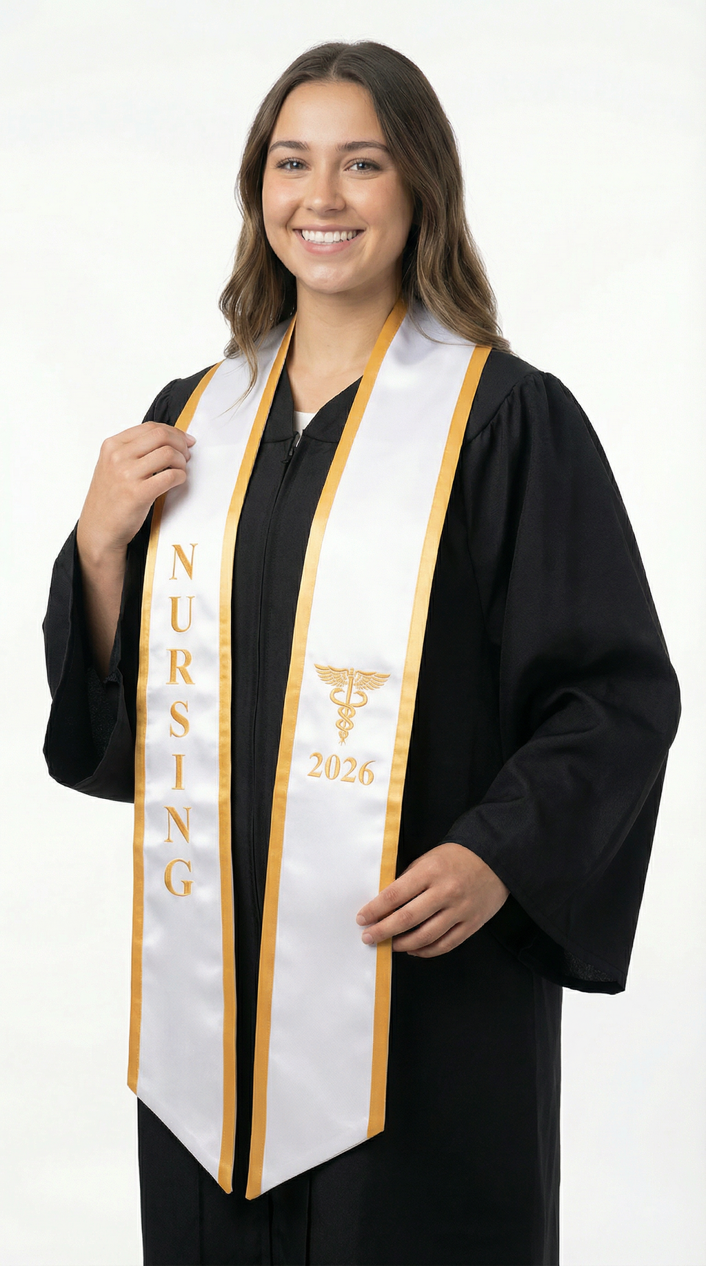 2026 Nursing Graduation Stole with Trim