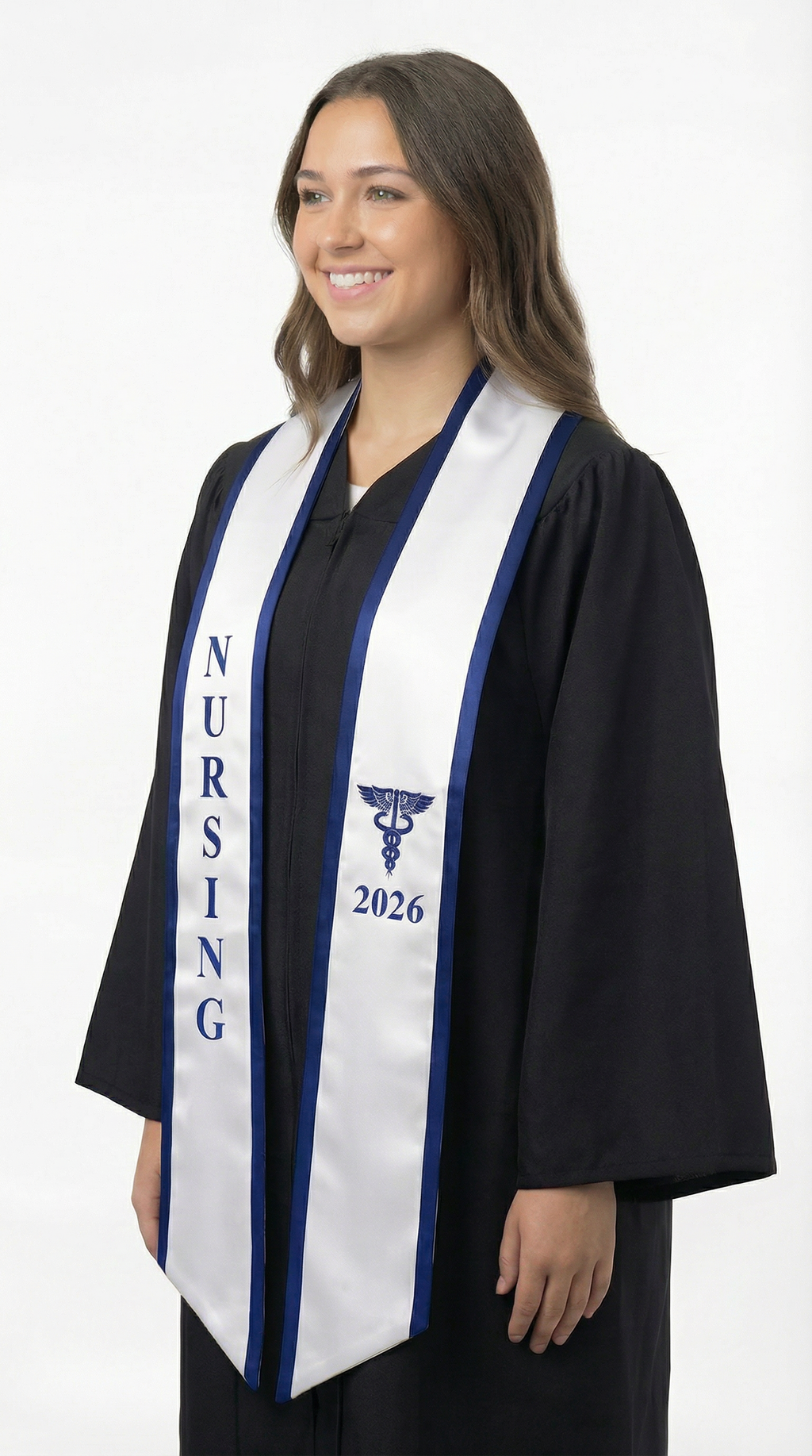 2026 Nursing Graduation Stole with Trim