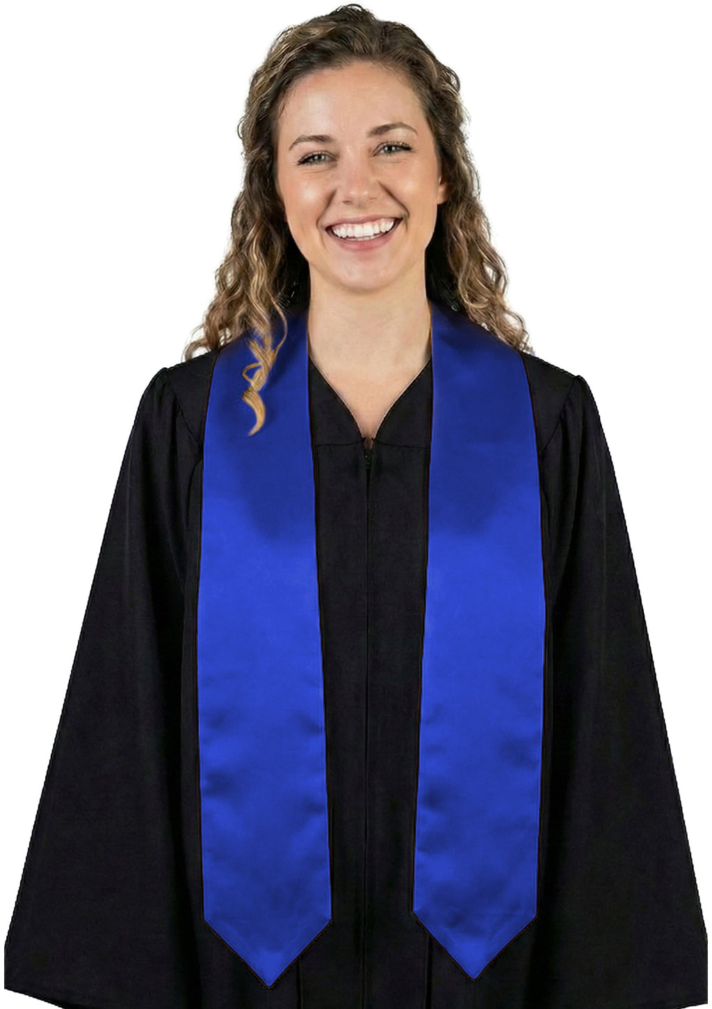 Royal Blue High School Graduation Stole - Stoles.com