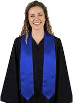 Royal Blue High School Graduation Stole - Stoles.com