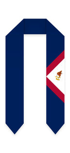 American Samoa Graduation Stole - American Samoa Flag Sash - Stoles.com
