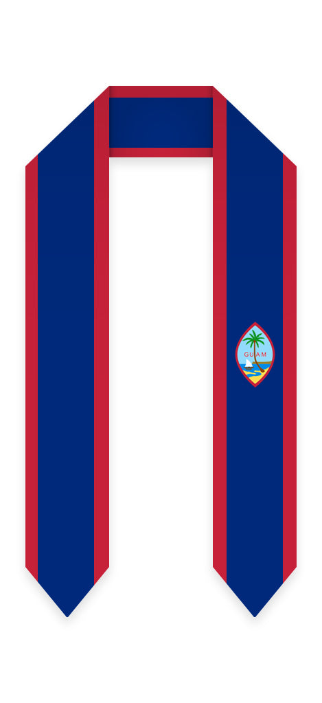 Guam Graduation Stole - Guam Flag Sash - Stoles.com