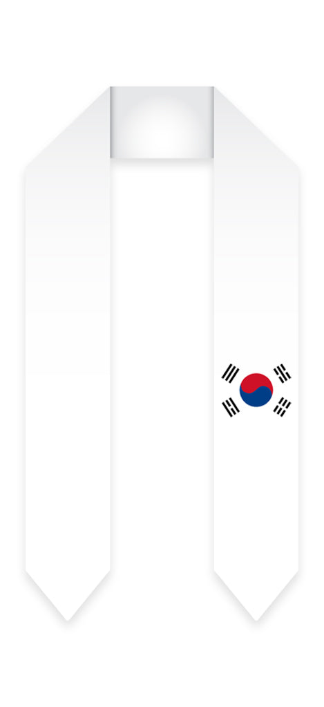 Korean Graduation Stole - South Korean Flag Sash
