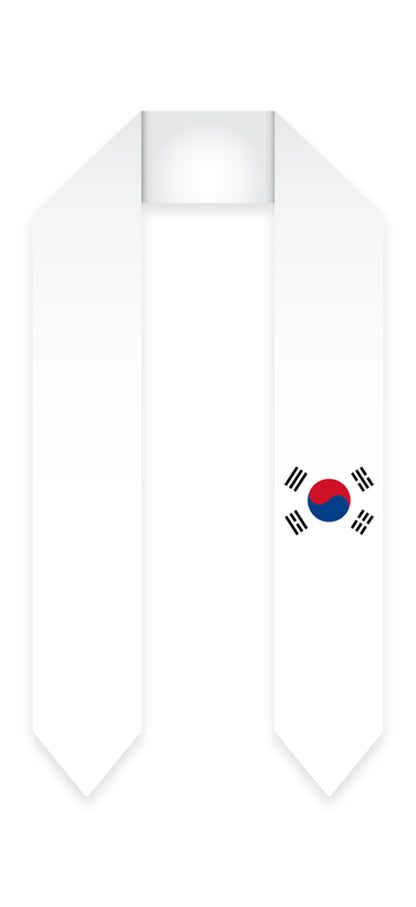 Korean Graduation Stole - South Korean Flag Sash