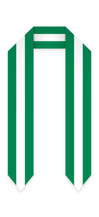 Nigeria Graduation Stole - Nigeria Flag Sash