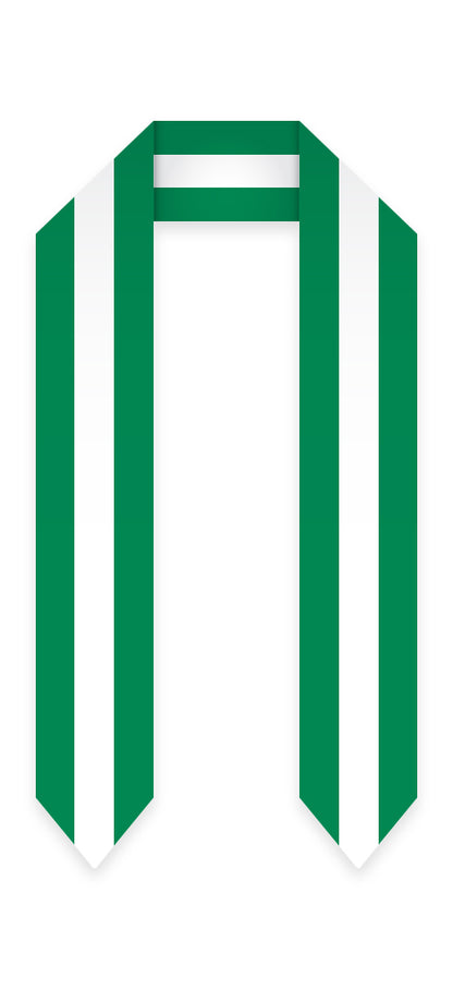 Nigeria Graduation Stole - Nigeria Flag Sash