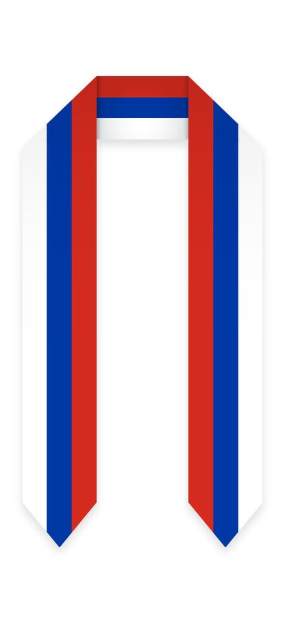 Russia Graduation Stole - Russian Flag Sash