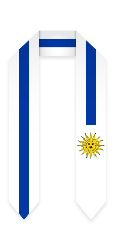 Uruguay Graduation Stole - Uruguayan Flag Sash