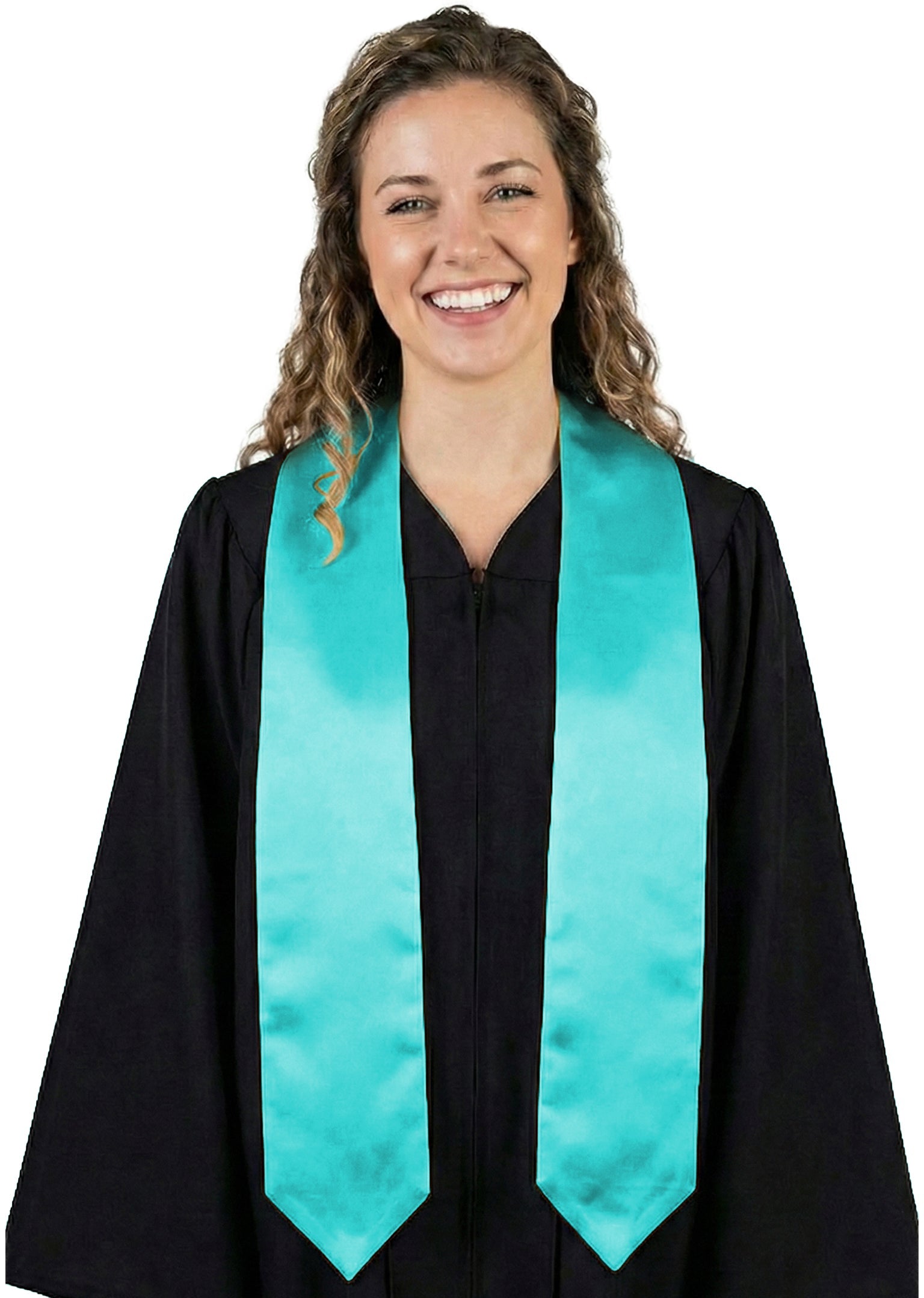 Turquoise High School Graduation Stole - Stoles.com
