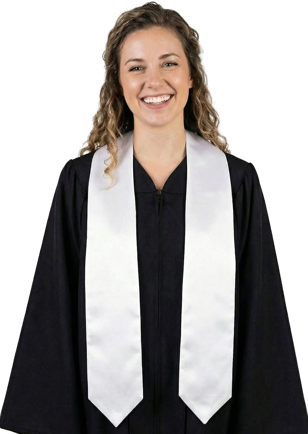White Graduation Stole White Graduation Stole