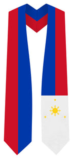 Philippines Graduation Stole - Filipino Flag Sash