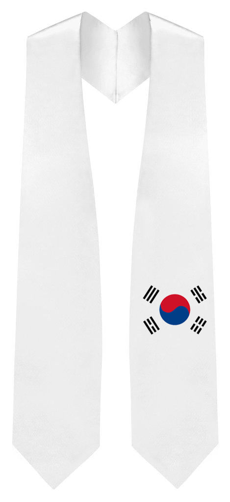 Korean Graduation Stole - South Korean Flag Sash