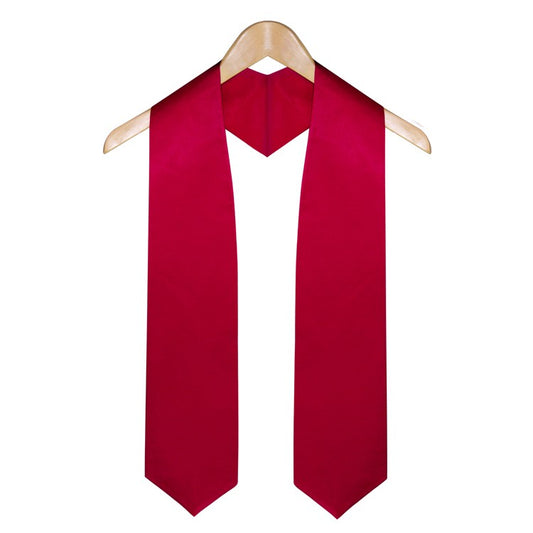 Red University & College Graduation Stole - Stoles.com