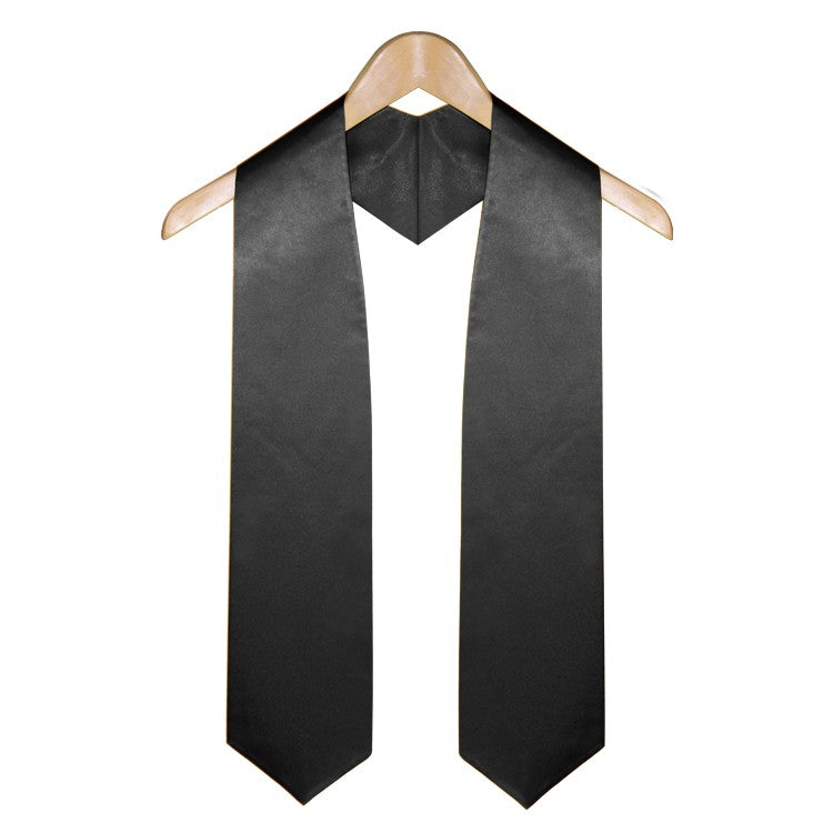 Black Elementary & Middle School Graduation Stole - Stoles.com