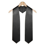 Black Graduation Stole - Stoles.com