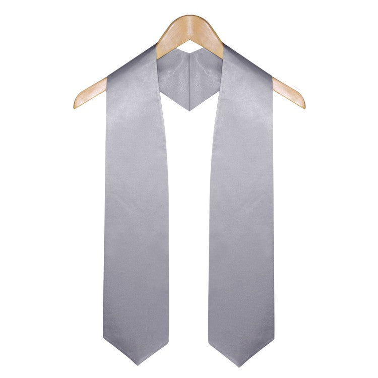 Silver Elementary & Middle School Graduation Stole - Stoles.com