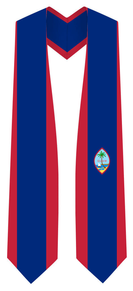 Guam Graduation Stole - Guam Flag Sash - Stoles.com