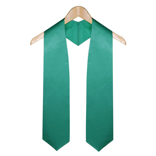Emerald Green Graduation Stole - Stoles.com
