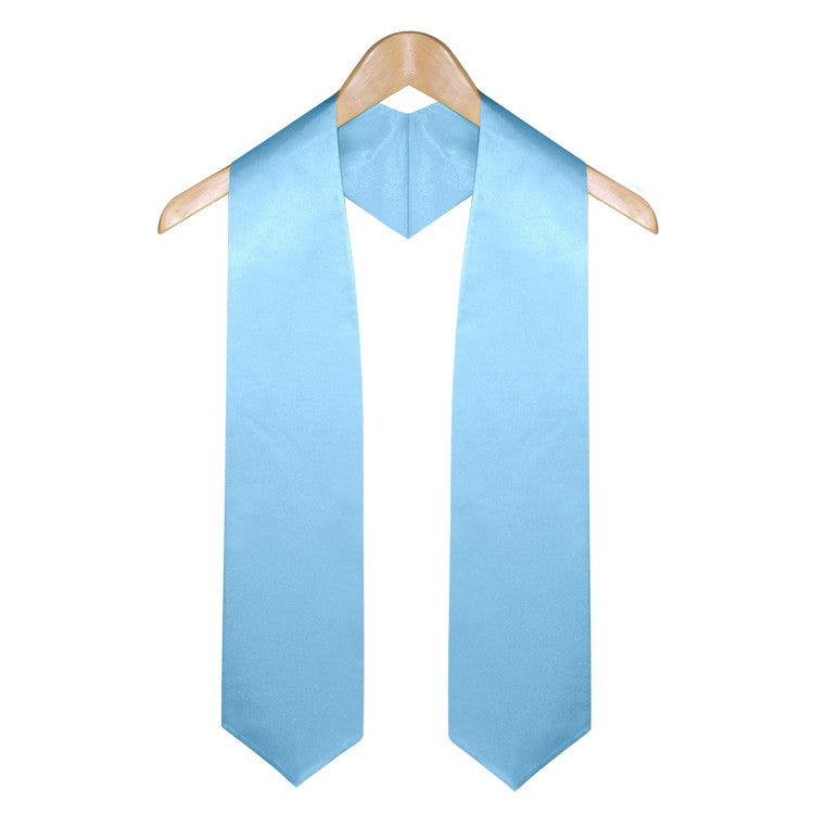 Light Blue Graduation Stole - Stoles.com