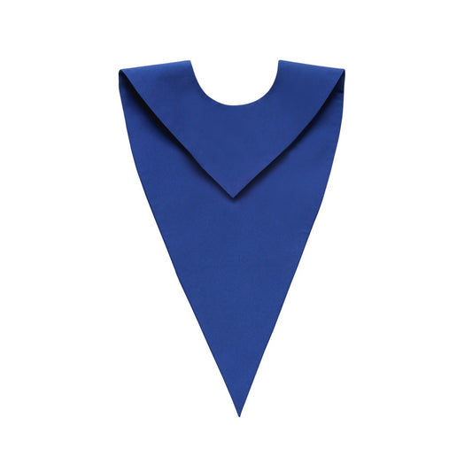 Royal Blue V-Neck Choir Stole - Stoles.com