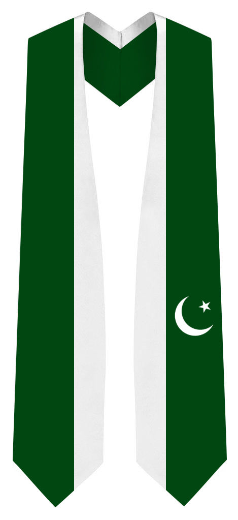 Pakistan Graduation Stole - Pakistan Flag Sash