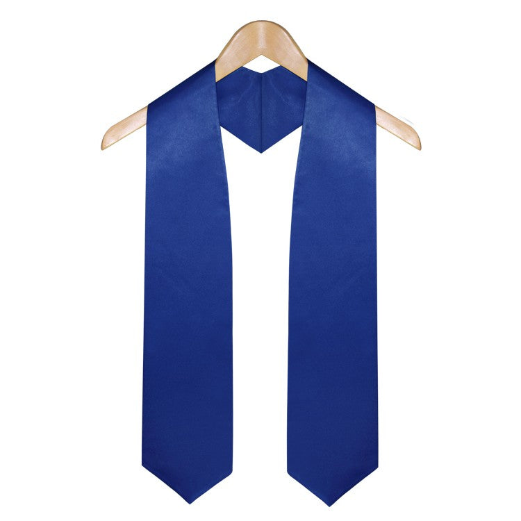 Royal Blue High School Graduation Stole - Stoles.com