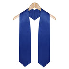 Royal Blue Graduation Stole - Stoles.com