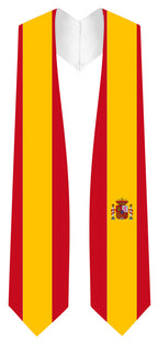 Spain Graduation Stole - Spanish Flag Sash