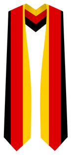 Germany Graduation Stole -  German Flag Sash - Stoles.com