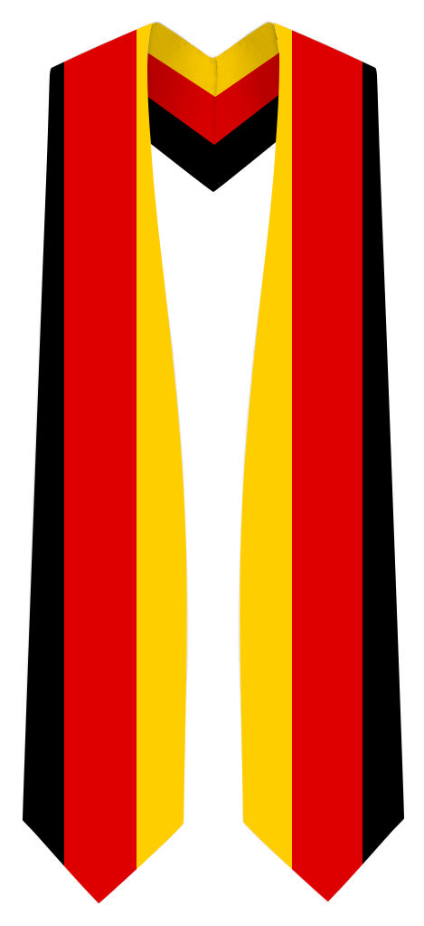 Germany Graduation Stole -  German Flag Sash - Stoles.com