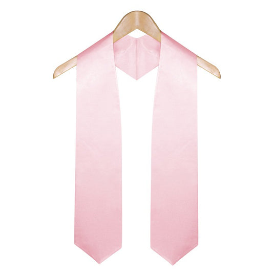 Pink Graduation Stole - Stoles.com