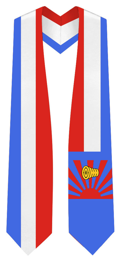 Karen Nation Graduation Stole - Karen Nation Flag Sash