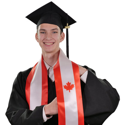 Canada Graduation Stole - Canada Flag Sash