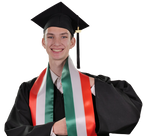 Italy Graduation Stole - Italy Flag Sash