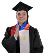 Philippines Graduation Stole - Filipino Flag Sash