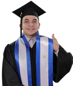 Nicaragua Graduation Stole - Nicaraguan Flag Sash