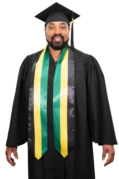 Jamaican Graduation Stole -  Jamaican Flag Sash