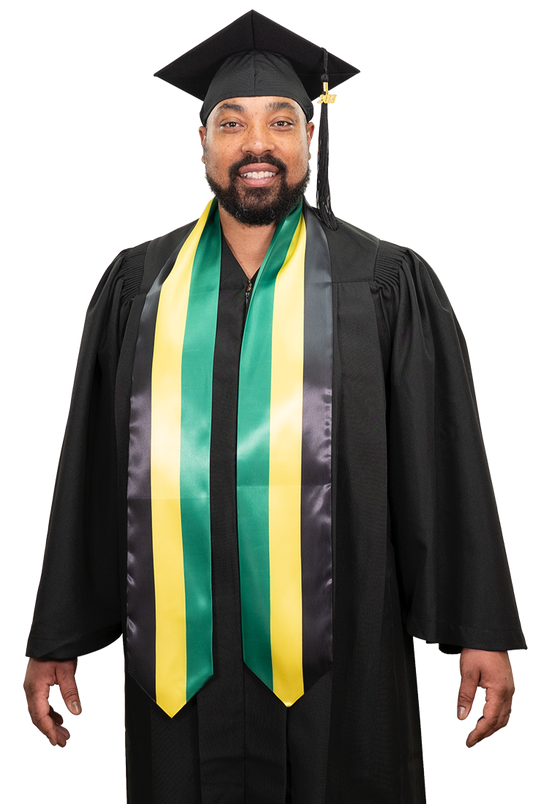 Jamaica Graduation Stole -  Jamaican Flag Sash