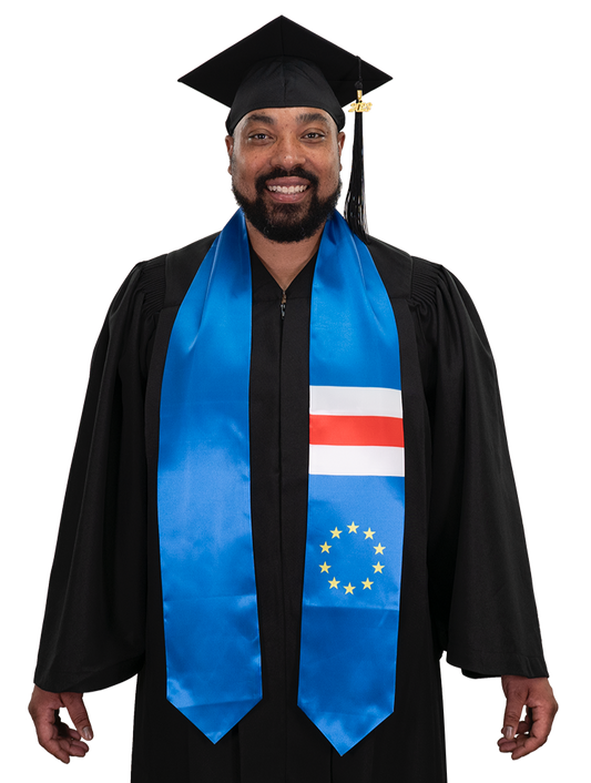 Cape Verde Graduation Stole -  Cape Verde Flag Sash