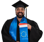 Cape Verde Graduation Stole -  Cape Verde Flag Sash