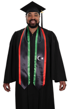 Libya Graduation Stole - Libya Flag Sash