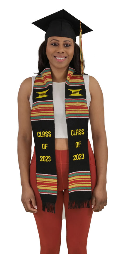 Class of 2023 Kente Cloth Graduation Stole