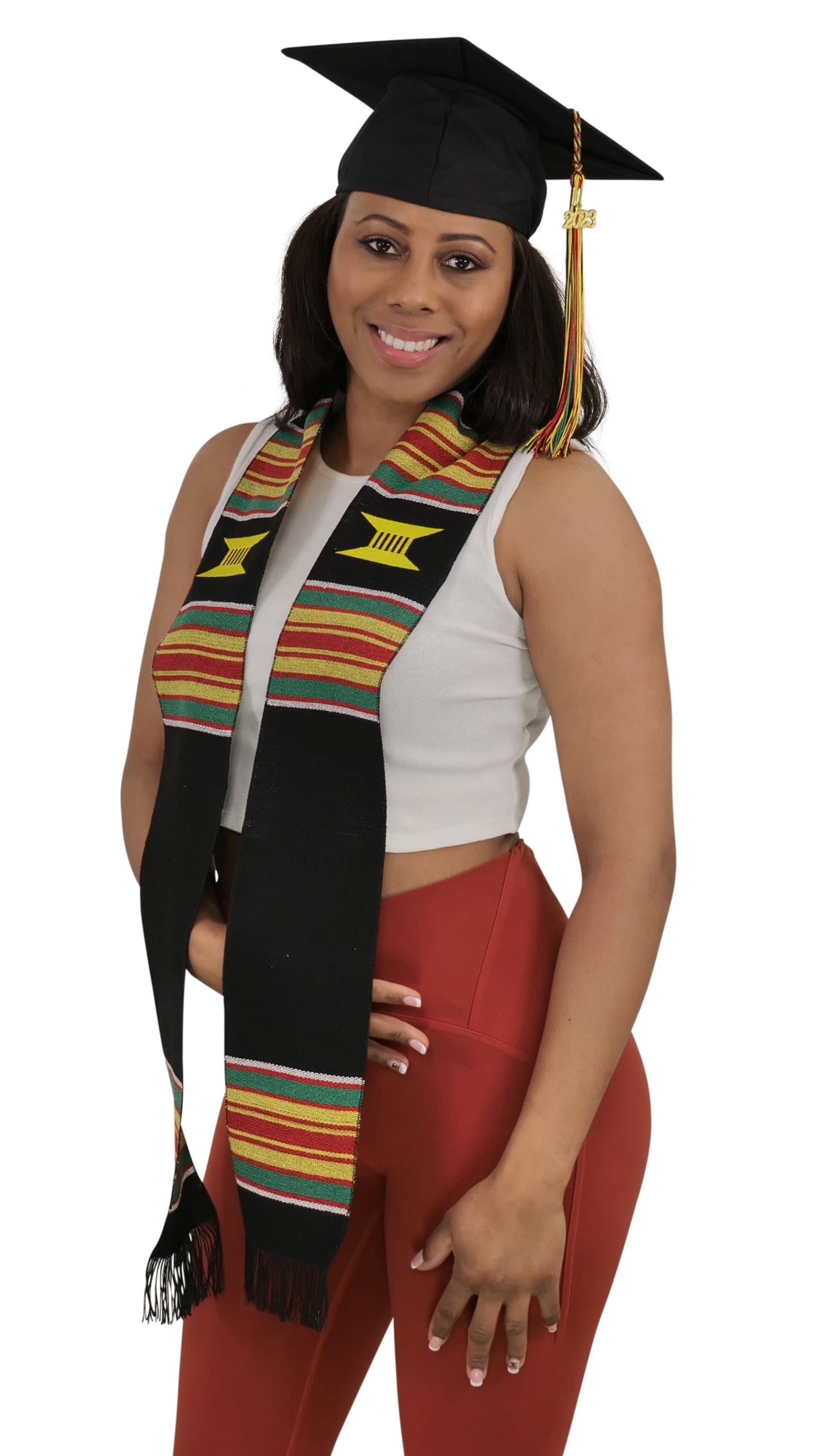 Ready to Customize Kente Cloth Graduation Stole