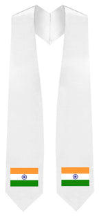 India Embroidered Patch Stole - Indian Flag Patch Sash